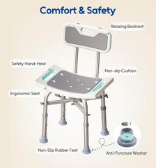 Shower Chair with Back
