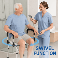 SpinGuard 360° Medical-Grade Shower Throne