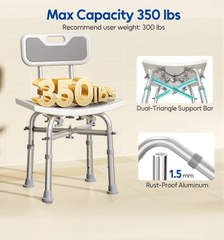 Shower Chair with Back