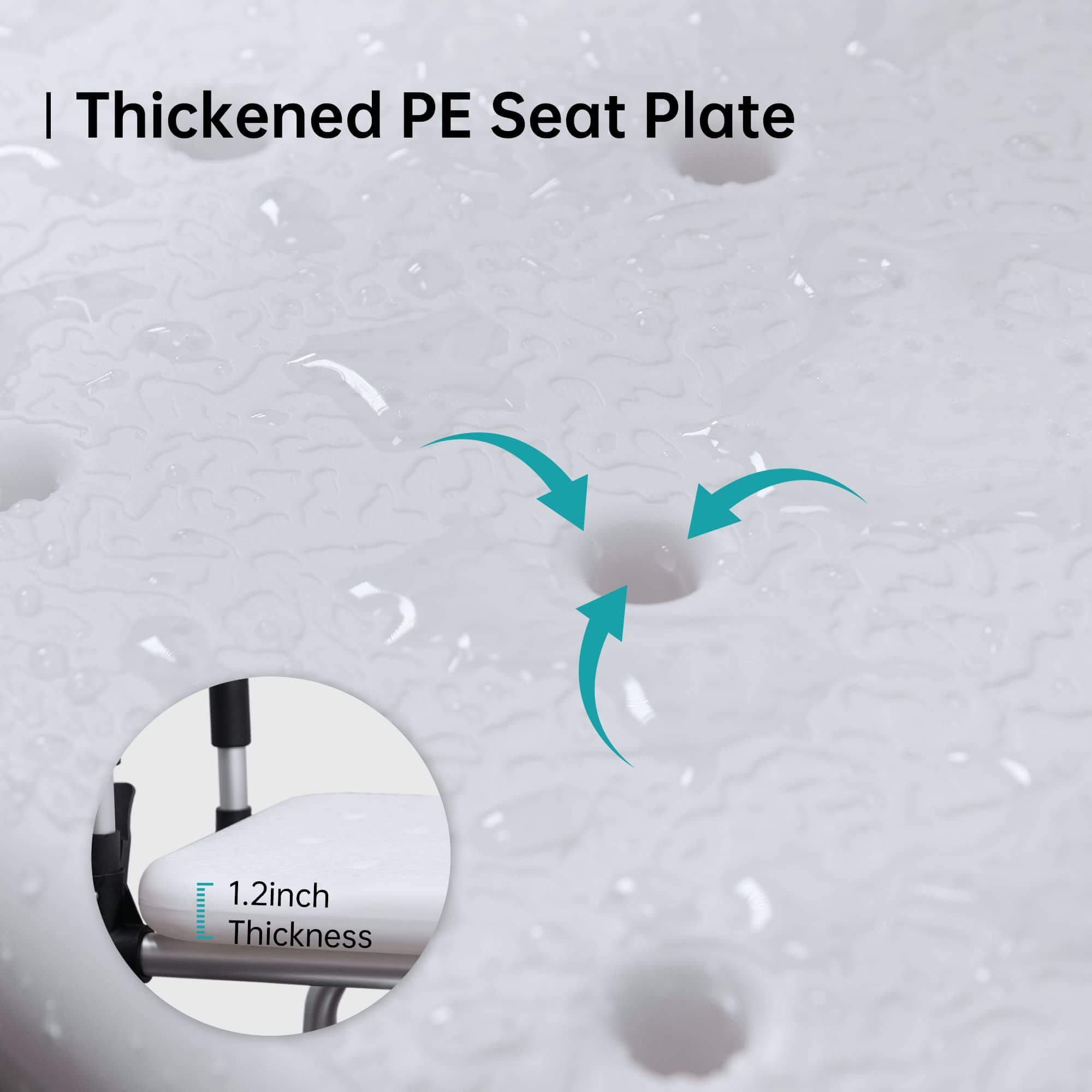 Swivel Shower Chair for Inside Shower