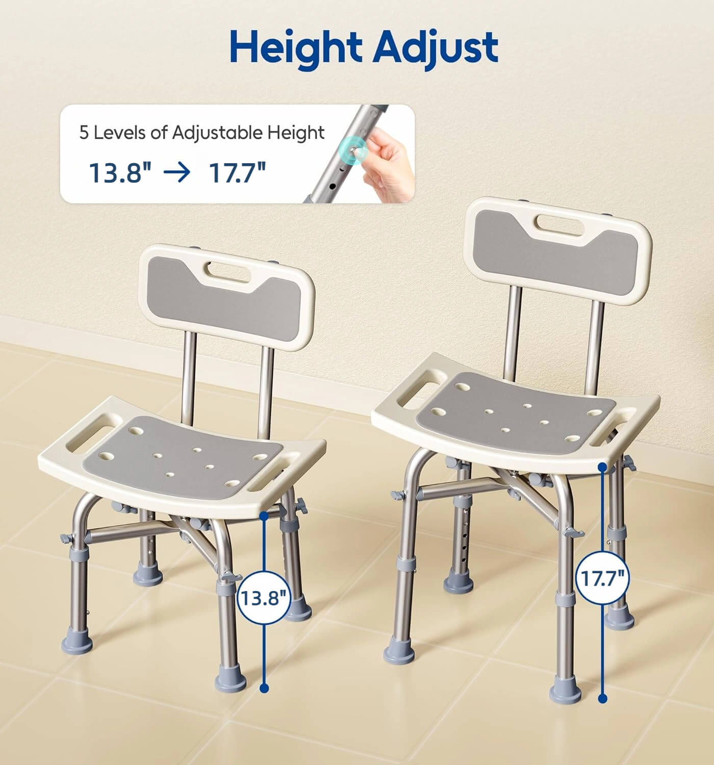 Shower Chair with Back