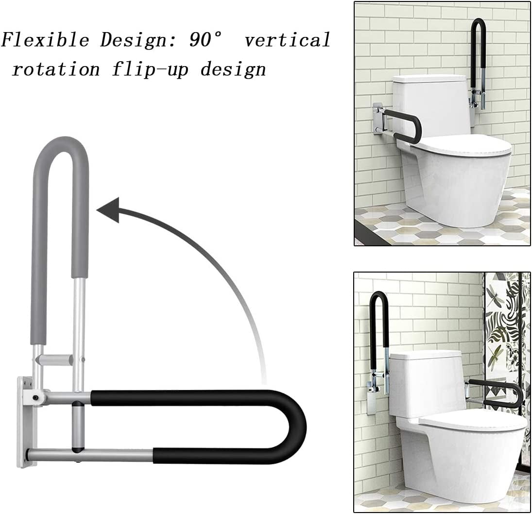 Premium Folding Toilet Grab Bar