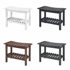 Waterproof Shower Bench with Shelf | HDPE shower bench | Waterproof Shower Bench with Handle &amp; Storage – Durable, Stable &amp; Multi-Use