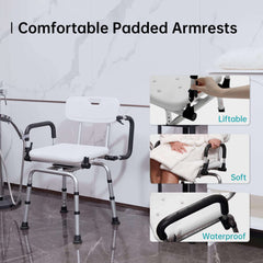 SpinGuard 360° Medical-Grade Shower Throne