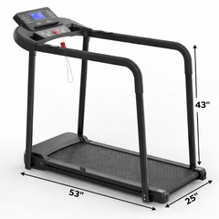 Compact walking pad treadmill dimensions for small spaces and home gyms
