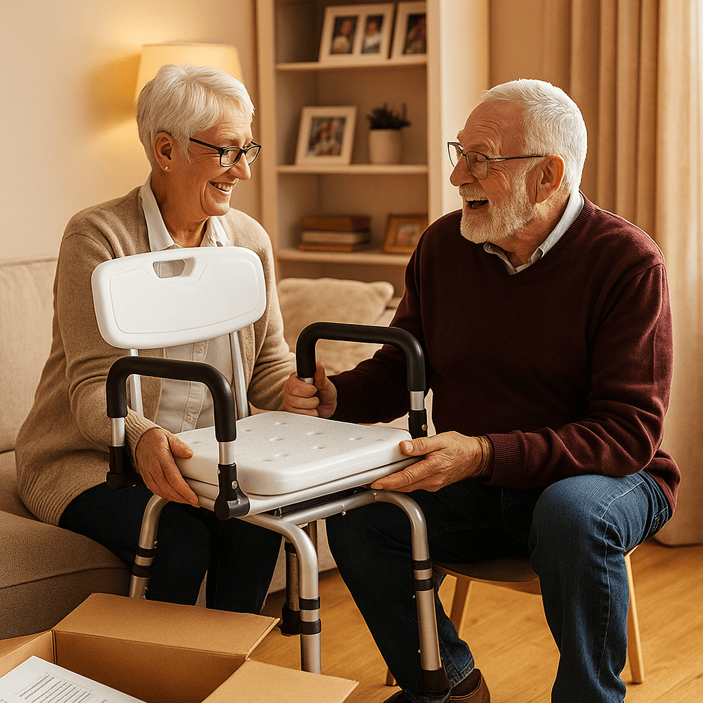 SpinGuard 360° Medical-Grade Shower Throne